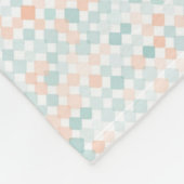 Abstracte achtergrond met gemengde kleine vlekken fleece deken (Hoek)