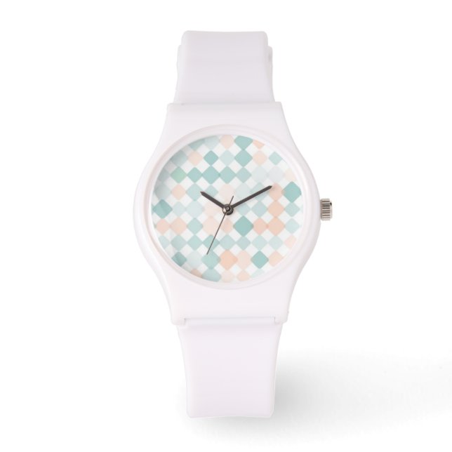 Abstracte achtergrond met gemengde kleine vlekken horloge (Voorkant)