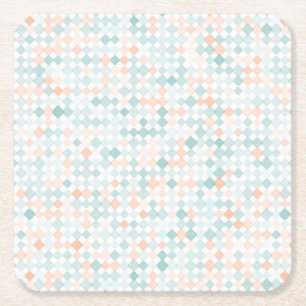 Abstracte achtergrond met gemengde kleine vlekken kartonnen onderzetters