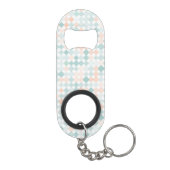 Abstracte achtergrond met gemengde kleine vlekken sleutelhanger flessenopener (Achterkant)