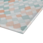 Abstracte achtergrond met gemengde kleine vlekken snijplank (Hoek)