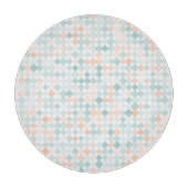 Abstracte achtergrond met gemengde kleine vlekken snijplank (Voorkant)