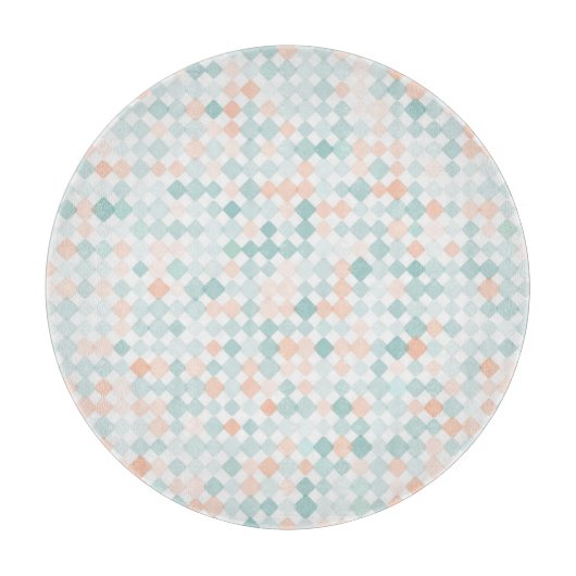 Abstracte achtergrond met gemengde kleine vlekken snijplank (Voorkant)