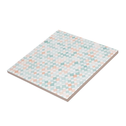 Abstracte achtergrond met gemengde kleine vlekken tegeltje (Zijkant)