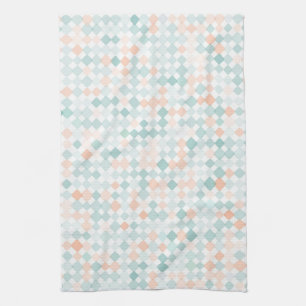 Abstracte achtergrond met gemengde kleine vlekken theedoek