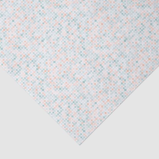 Abstracte achtergrond met gemengde kleine vlekken tissuepapier (Detail)