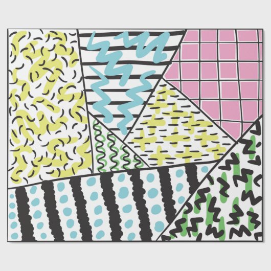 Abstracte achtergrond met handtekening 3 cadeaupapier (Vlak)