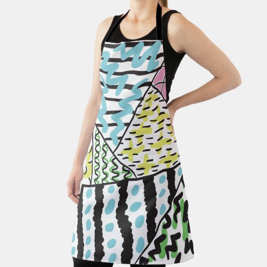 Abstracte achtergrond met handtekening 3 schort (Insitu)