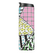 Abstracte achtergrond met handtekening 3 thermosbeker (Geroteerd rechts)