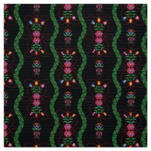 Abstracte achtergrond met Hongaarse folklore patte Stof