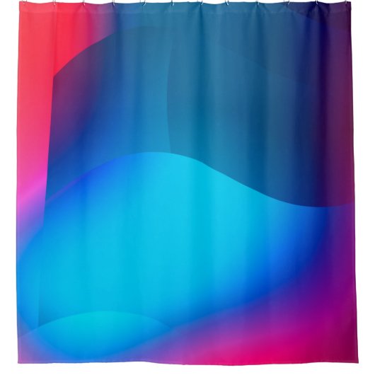 Abstracte achtergrond met kleurrijke gradiënt. Vib Douchegordijn (Voorkant)