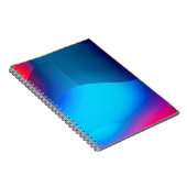 Abstracte achtergrond met kleurrijke gradiënt. Vib Notitieboek (Rechterzijde)
