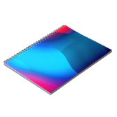 Abstracte achtergrond met kleurrijke gradiënt. Vib Notitieboek (Linkerzijde)