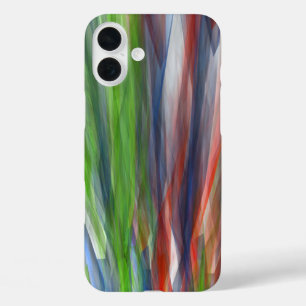 Abstracte achtergrond met kleurrijke kristallen iPhone 16 plus hoesje