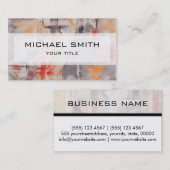 Abstracte achtergrond met kleverige pasta #3 visitekaartje (Voorkant / Achterkant)