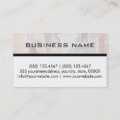 Abstracte achtergrond met kleverige pasta #3 visitekaartje (Achterkant)