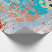 Abstracte  achtergrond met meerkleurige pai cadeaupapier (Hoek)