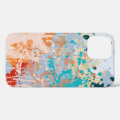 Abstracte achtergrond met meerkleurige pai Case-Mate iPhone case (Achterkant (horizontaal))