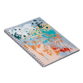 Abstracte  achtergrond met meerkleurige pai notitieboek (Rechterzijde)