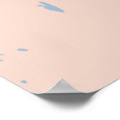 Abstracte achtergrond met meerkleurige pai poster (Hoek)