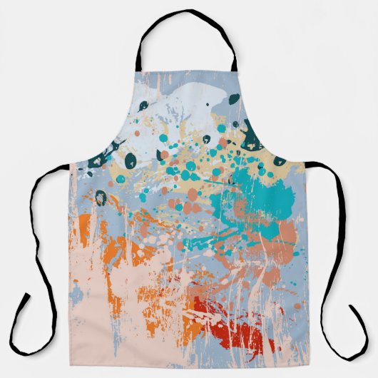 Abstracte achtergrond met meerkleurige pai schort (Voorkant)
