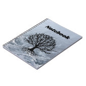 Abstracte achtergrond met vetgedrukte structuur notitieboek (Linkerzijde)