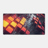 abstracte achtergrond met vierkanten bureaumat (Voorkant)