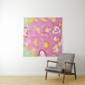 abstracte achtergrond met waterverf textuur, olie wandkleed (In Situ (horizontaal))