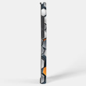 abstracte achtergrond met zeshoeken samsung galaxy hoesje (Rechterkant)