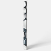 abstracte achtergrond met zeshoeken samsung galaxy hoesje (Linkerkant)