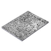 Abstracte achtergrond. Monochrome textuur. Afbeeld Notitieboek (Linkerzijde)