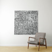 Abstracte achtergrond. Monochrome textuur. Afbeeld Wandkleed (In situ)