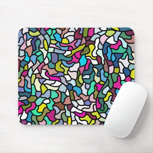 Abstracte achtergrond muismat (Met muis)