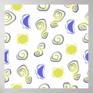 Abstracte achtergrond, naadloos patroon poster