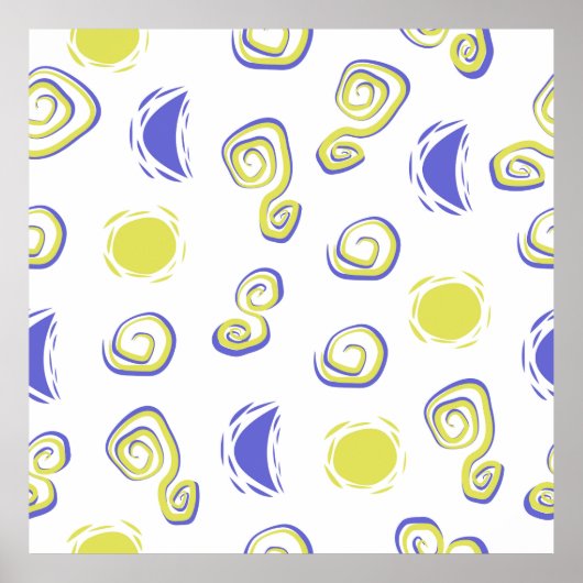 Abstracte achtergrond, naadloos patroon poster (Voorkant)