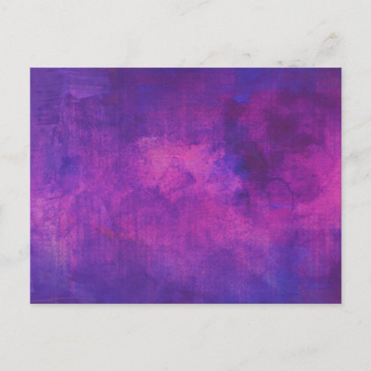 Abstracte achtergrond Paarse en roze Waterverf Briefkaart (Voorkant)