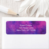 Abstracte achtergrond Paarse en roze Waterverf Etiket (Insitu)
