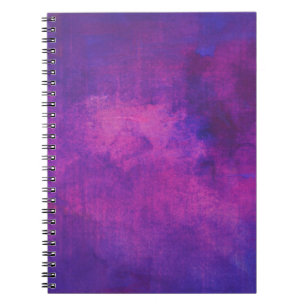 Abstracte achtergrond Paarse en roze Waterverf Notitieboek