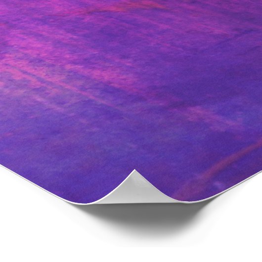 Abstracte achtergrond Paarse en roze Waterverf Poster (Hoek)