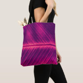 abstracte achtergrond, palmblaasader, getonde proc tote bag (Dichtbij)