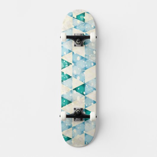 Abstracte achtergrond persoonlijk skateboard (Voorkant)