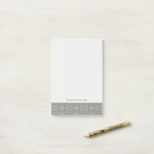 Abstracte achtergrond post-it® notes (Op bureau)