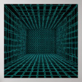 Abstracte achtergrond poster (Voorkant)