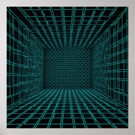 Abstracte achtergrond poster (Voorkant)