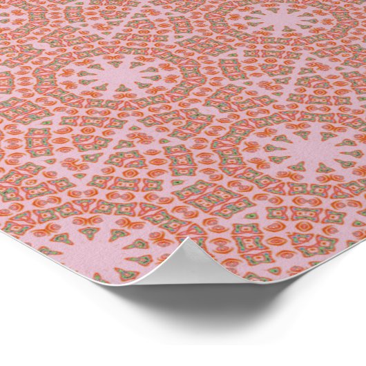 Abstracte achtergrond poster (Hoek)