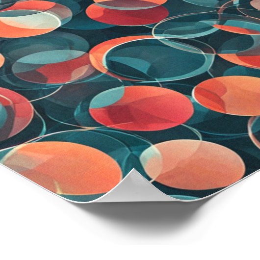 Abstracte achtergrond poster (Hoek)