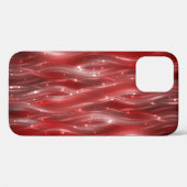 abstracte achtergrond: rode achtergrond met golven Case-Mate iPhone case (Achterkant (horizontaal))