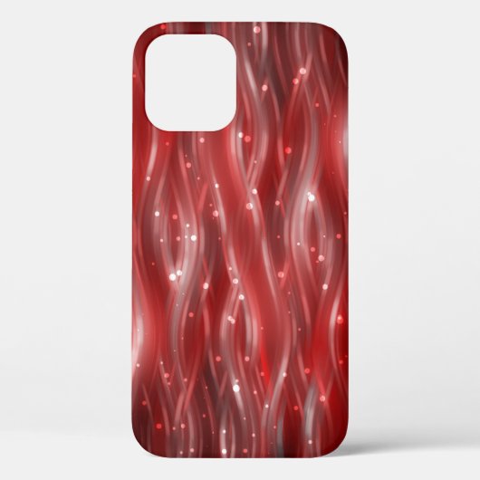 abstracte achtergrond: rode achtergrond met golven Case-Mate iPhone case (Achterkant)