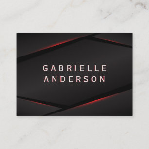 Abstracte achtergrond rode gloed visitekaartje
