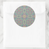 Abstracte  achtergrond ronde sticker (Tas)